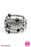 Paparazzi "Cash Money" Black Ring Paparazzi Jewelry