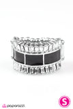 Paparazzi "Cash Only" Black Ring Paparazzi Jewelry