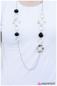 Paparazzi "Casino Nights" Black Necklace & Earrings Paparazzi Jewelry