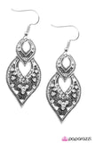 Paparazzi "Casino Royale" White Earrings Paparazzi Jewelry