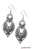 Paparazzi "Casino Royale" Silver Earrings Paparazzi Jewelry