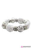 Paparazzi "Cassiopeia - White" bracelet Paparazzi Jewelry