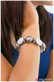 Paparazzi "Cassiopeia - White" bracelet Paparazzi Jewelry