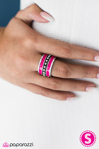 Paparazzi "Castaway Cay" Pink Ring Paparazzi Jewelry