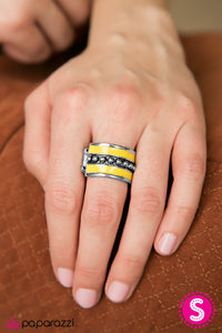 Paparazzi "Castaway Cay - Yellow" ring Paparazzi Jewelry