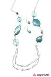 Paparazzi "Cast In Stone - Blue" necklace Paparazzi Jewelry