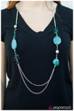 Paparazzi "Cast In Stone - Blue" necklace Paparazzi Jewelry