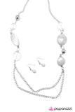 Paparazzi "Cast In Stone - White" necklace Paparazzi Jewelry