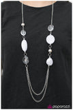 Paparazzi "Cast In Stone - White" necklace Paparazzi Jewelry