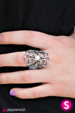 Paparazzi "Castles and Chariots - White" ring Paparazzi Jewelry