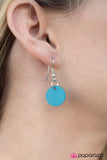 Paparazzi "Casually Dating" Blue Necklace & Earring Set Paparazzi Jewelry
