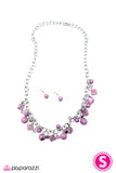 Paparazzi "Catch 22" Purple Necklace & Earring Set Paparazzi Jewelry