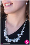 Paparazzi "Catch 22 - White" necklace Paparazzi Jewelry