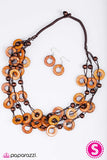 Paparazzi "Catch and Release" Orange Necklace & Earring Set Paparazzi Jewelry