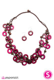 Paparazzi "Catch and Release - Pink" necklace Paparazzi Jewelry