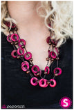 Paparazzi "Catch and Release - Pink" necklace Paparazzi Jewelry