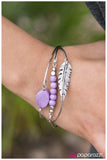 Paparazzi "Catch A Tail Wind" Purple Bracelet Paparazzi Jewelry