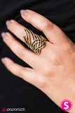 Paparazzi "Catch Fire - Brass" ring Paparazzi Jewelry