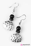 Paparazzi "Catching Waves" Black Earrings Paparazzi Jewelry