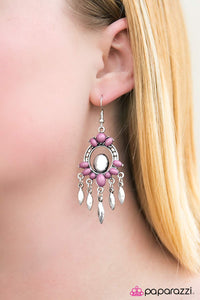 Paparazzi "Catch Me If I Fall" Purple Earrings Paparazzi Jewelry