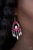 Paparazzi "Catch Me If I Fall - Pink" earring Paparazzi Jewelry