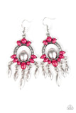 Paparazzi "Catch Me If I Fall - Pink" earring Paparazzi Jewelry