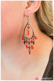 Paparazzi "Catch of The Day - Red" earring Paparazzi Jewelry