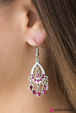 Paparazzi "Catch Some Sparkle" Pink Earrings Paparazzi Jewelry