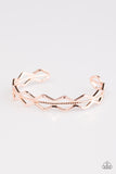 Paparazzi "Catch The Next Wave - Rose Gold" bracelet Paparazzi Jewelry