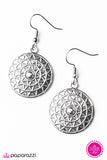 Paparazzi "Catch The Sun" Silver Earrings Paparazzi Jewelry