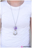 Paparazzi "Catch You Later! - Purple" necklace Paparazzi Jewelry