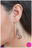 Paparazzi "Catwalk Queen" Silver 200XX Necklace & Earring Set Paparazzi Jewelry