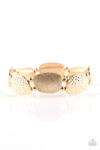 Paparazzi "Cave Chic" Gold Bracelet Paparazzi Jewelry