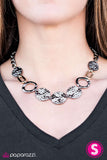 Paparazzi "Cave Craze" Black Necklace & Earring Set Paparazzi Jewelry