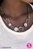 Paparazzi "Cave Creek" Black Necklace & Earring Set Paparazzi Jewelry