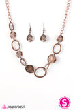 Paparazzi "Cave Creek - Copper" Necklace & Earring Set Paparazzi Jewelry