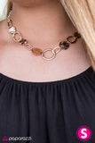 Paparazzi "Cave Creek - Gold" Necklace & Earring Set Paparazzi Jewelry