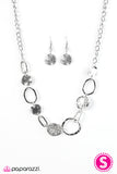 Paparazzi "Cave Creek - Silver" Necklace & Earring Set Paparazzi Jewelry