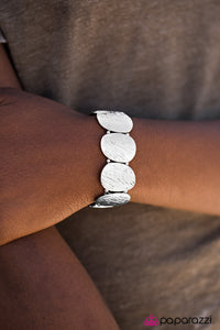 Paparazzi "CAVE It! - Silver" bracelet Paparazzi Jewelry