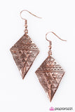 Paparazzi "Cave Rave" earring Paparazzi Jewelry