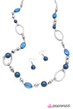 Paparazzi "Celebrity - Blue" necklace Paparazzi Jewelry