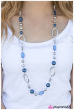 Paparazzi "Celebrity - Blue" necklace Paparazzi Jewelry