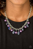 Paparazzi "Celebrity Status" Purple Necklace & Earring Set Paparazzi Jewelry