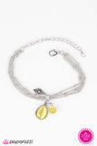 Paparazzi "Celestial Charm" Yellow Bracelet Paparazzi Jewelry