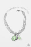 Paparazzi "Celestial Charm" Green Bracelet Paparazzi Jewelry