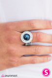 Paparazzi "Center of it All - Blue" ring Paparazzi Jewelry