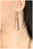 Paparazzi "Center Stage" Black Necklace & Earring Set Paparazzi Jewelry
