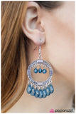 Paparazzi "Cha-Cha-Cha" Blue Earrings Paparazzi Jewelry