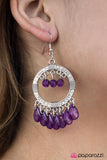 Paparazzi "Cha-Cha-Cha" Purple Earrings Paparazzi Jewelry