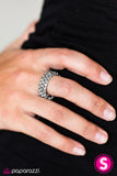 Paparazzi "Champagne and Candlelight" Silver Ring Paparazzi Jewelry